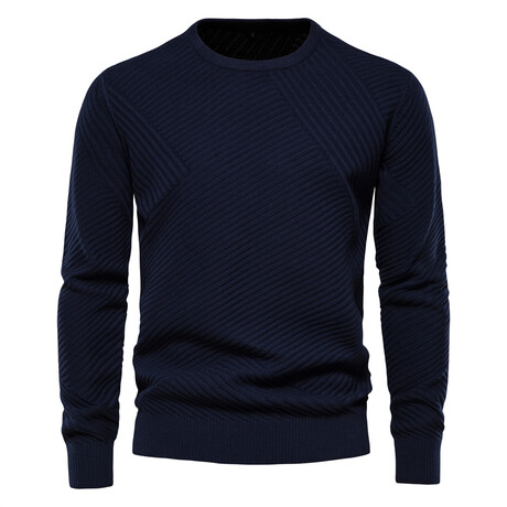 Crewneck Sweater // Navy Blue (XS)