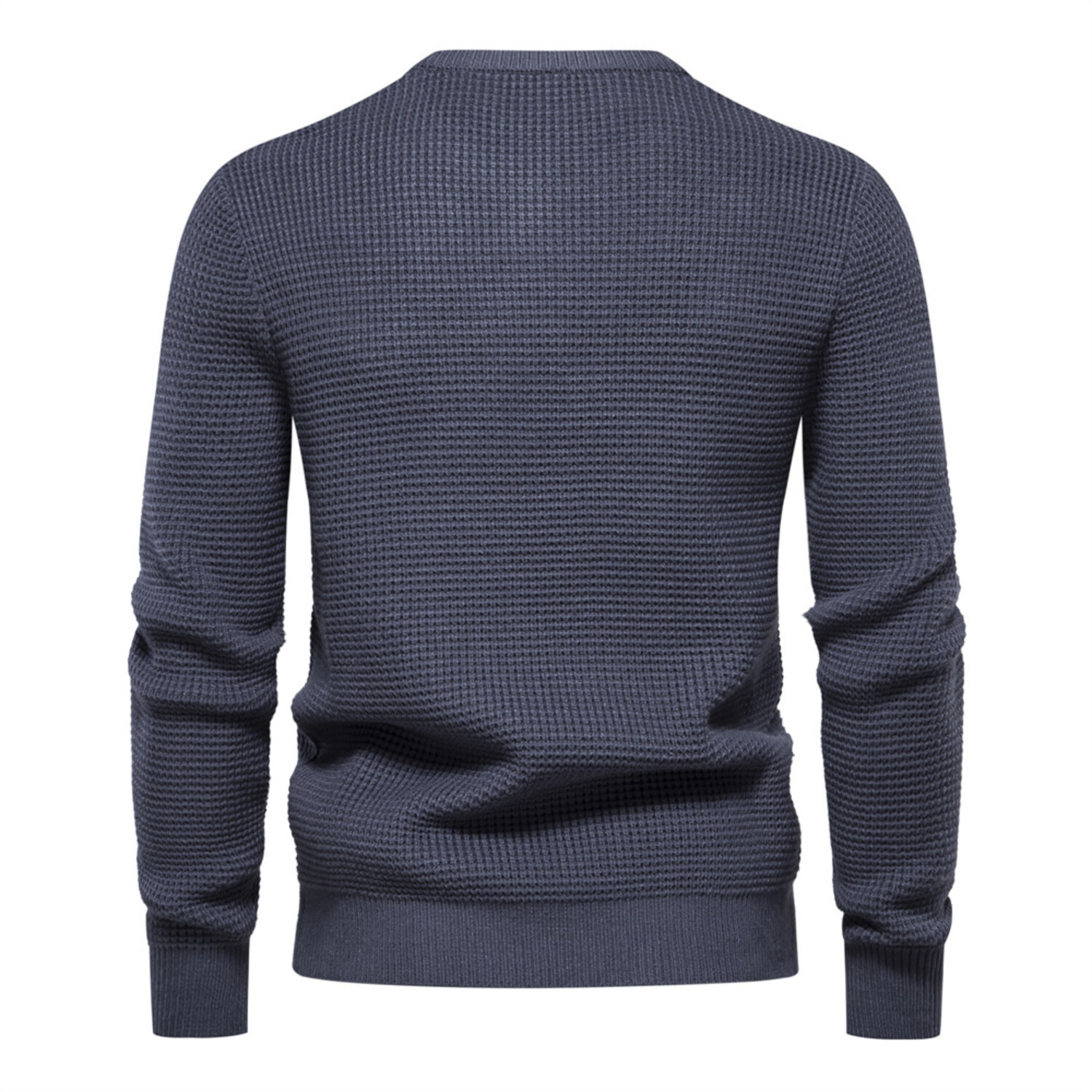 Crewneck Cable Knit Sweater // Dark Gray (XL) - Newvay Sweaters - Touch ...