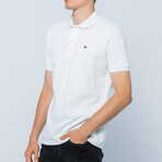 BA498304 // Men's Polo Shirt Short Sleeve	 // White (S)