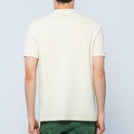 BA219251 // Men's Polo Shirt Short Sleeve	 // Ecru (S)