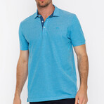 BA809373 // Men's Polo Shirt Short Sleeve	 // Turquoise (S)