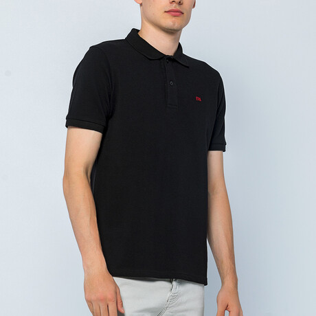 BA329909 // Men's Polo Shirt Short Sleeve	 // Black (S)