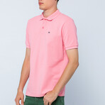 BA675544 // Men's Polo Shirt Short Sleeve	 // Light Pink (S)