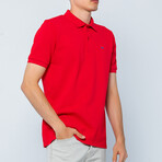 BA961110 // Men's Polo Shirt Short Sleeve	 // Red (S)
