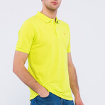 BA146491 // Men's Polo Shirt Short Sleeve  // Lime Green (S)