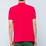 BA537546 // Men's Polo Shirt Short Sleeve	 // Magenta (S)