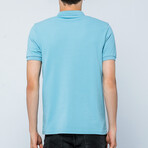 BA800962 // Men's Polo Shirt Short Sleeve	 // Blue (S)