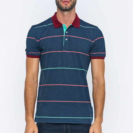 BA854934 // Men's Polo Shirt Short Sleeve	 // Navy Green (S)