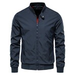 Zip Up Jacket // Dark Blue (XL)