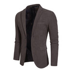 JK121-BROWN // Blazer // Brown (L)