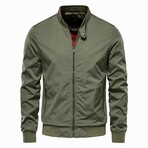 Zip Up Jacket // Green (XL)