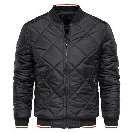 77157-BLACK // Quilted Jacket // Black (XS)