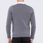 V-Neck Logo Pullover // Gray (S)