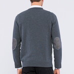 V-Neck Logo Pullover // Anthracite (S)