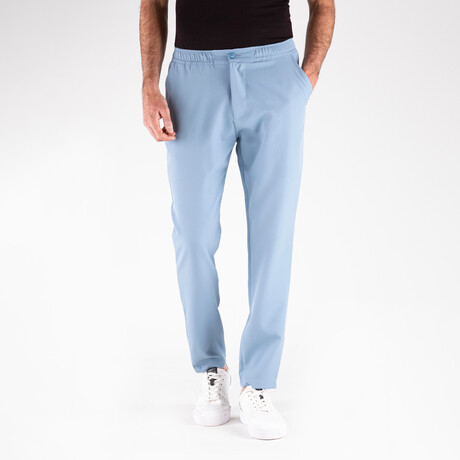 Regular Fit Men's Reflective Trousers // Hawaiian Blue (S)