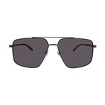 Gucci // Mens GG0941S 001 Pilot Sunglasses // Ruthenium + Gray