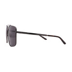 Gucci // Mens GG0941S 001 Pilot Sunglasses // Ruthenium + Gray