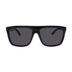 Gucci // Men's // GG0748S-001 Square Sunglasses // Black + Dark Gray