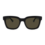 Gucci // Men's // GG0001SN-002 Square Sunglasses // Black , Green+ Gray