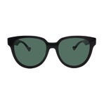 Gucci // Unisex // GG0960SA-001 Square Sunglasses // Black Marble Green + Green