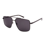 Gucci // Mens GG0941S 001 Pilot Sunglasses // Ruthenium + Gray