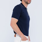 EC223403 //  Knitwear Polo // Navy (S)