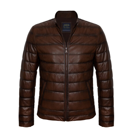 Quilted Jacket // Chestnut (XS)