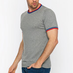 Men's Knitwear T-Shirt // Gray (S)