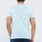 Men's O-Neck T-Shirt // Blue // Style 2 (S)