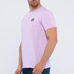Men's O-Neck T-Shirt // Lilac // Style 3 (S)