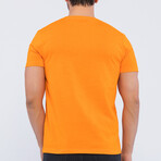 Men's O-Neck T-Shirt // Orange // Style 2 (S)