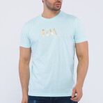 Men's O-Neck T-Shirt // Blue // Style 2 (S)