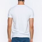 Men's V-Neck T-Shirt // White (S)