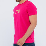 Men's O-Neck T-Shirt // Pomegranate // Style 2 (S)