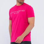 Men's O-Neck T-Shirt // Pomegranate (S)