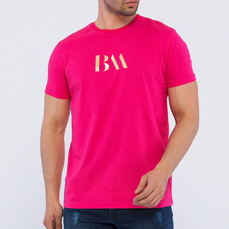 Men's O-Neck T-Shirt // Pomegranate // Style 2 (S)