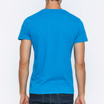 Men's V-Neck T-Shirt // Sax (S)
