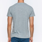 Men's V-Neck T-Shirt // Gray Melange (S)