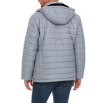 Helios Paffuto //  Men's Heated Coat // Light Gray (S)