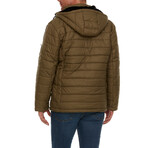 Helios Paffuto //  Men's Heated Coat // Olive (S)