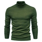 Turtleneck Sweater // Army Green (S)