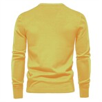 Crew Neck Sweater // Yellow (M)