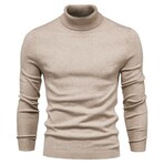 Turtleneck Sweater // Khaki (L)