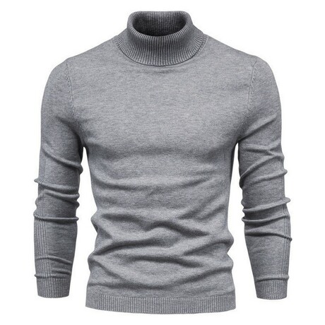 Turtleneck Sweater // Gray (XS)