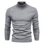 Turtleneck Sweater // Gray (XL)