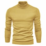 Turtleneck Sweater // Yellow (L)