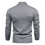 Turtleneck Sweater // Gray (L)