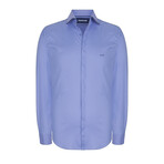 Men's Long Sleeve Button Up // Blue (S)