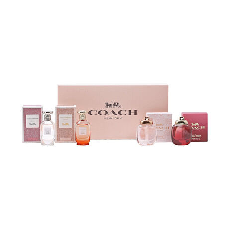 Coach Mini EDP Deluxe Gift Ladies Set - Floral/Wild Rose/Dream/Dream Sunset