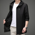 Windbreaker Jacket // Black (L)